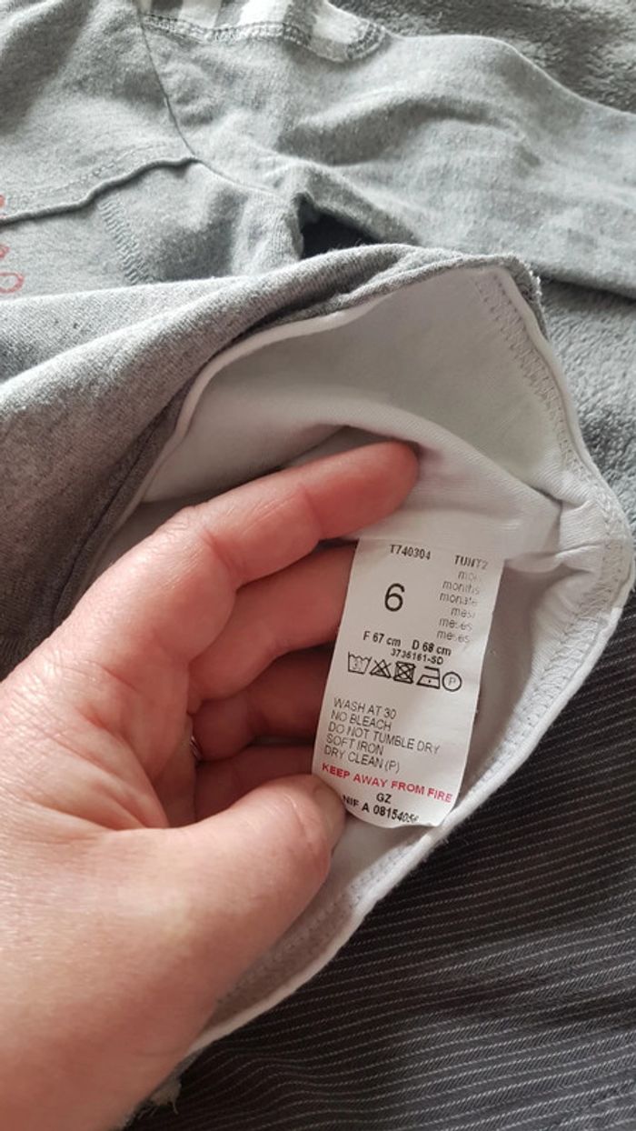 Salopette tee-shirt 6 mois - photo numéro 7