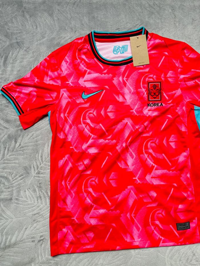 Maillot concept foot Corée rouge taille S - photo numéro 2