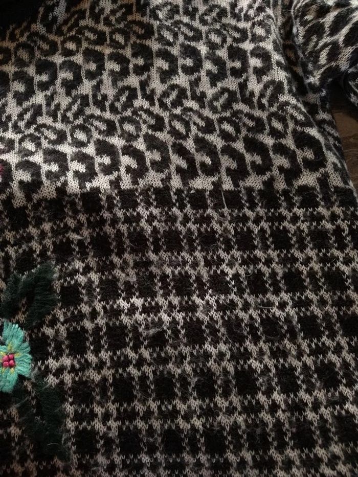 Pull à col roulé Desigual M - photo numéro 8