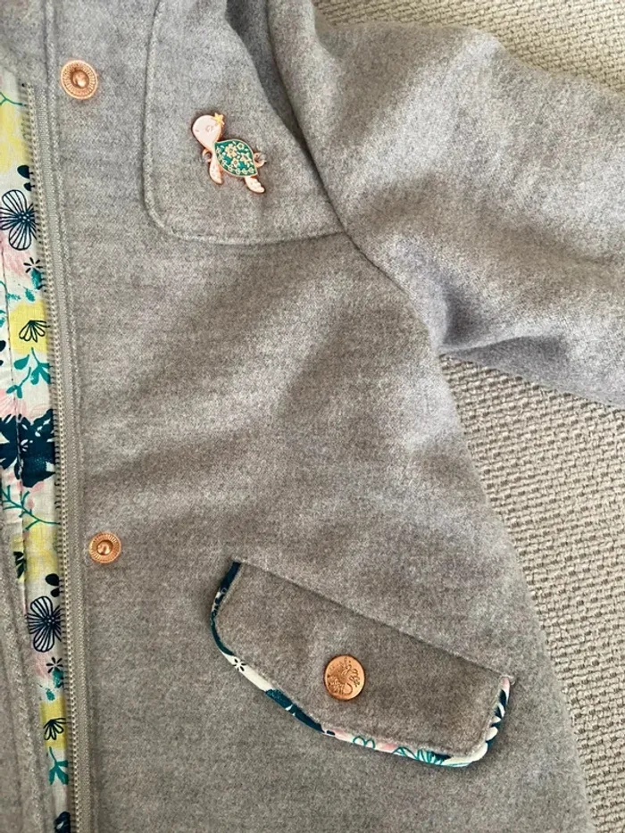 Manteau Sergent Major neuf taille 6 mois - photo numéro 4