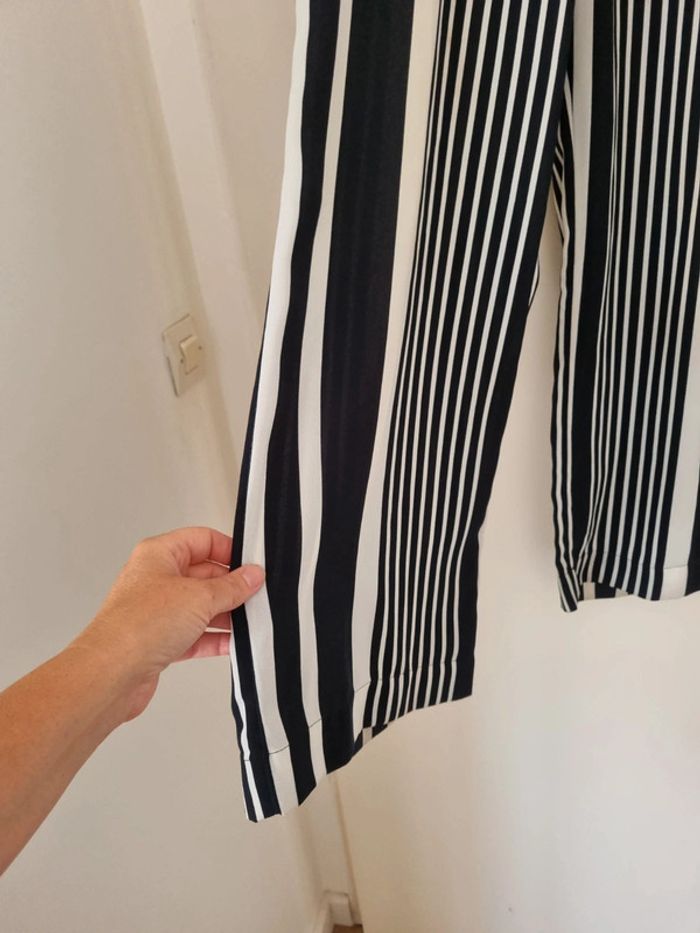Pantalon fluide jambes larges H& M taille 42 - photo numéro 2