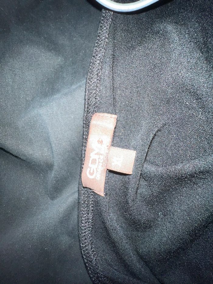 Blouse de soirée pailletée noire XL - photo numéro 3