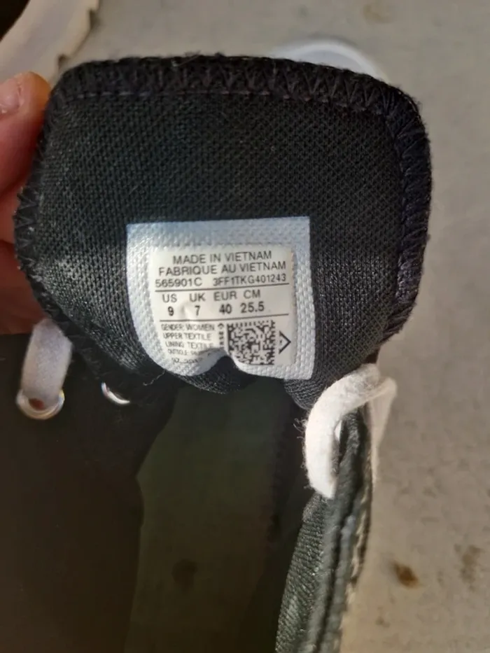 Converse Chuck Taylor all star noir taille 40 tres bon etat - photo numéro 9