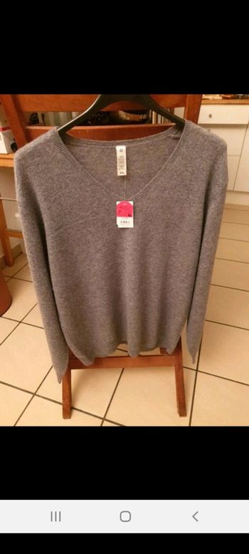Pull homme pur cachemire taille XXL