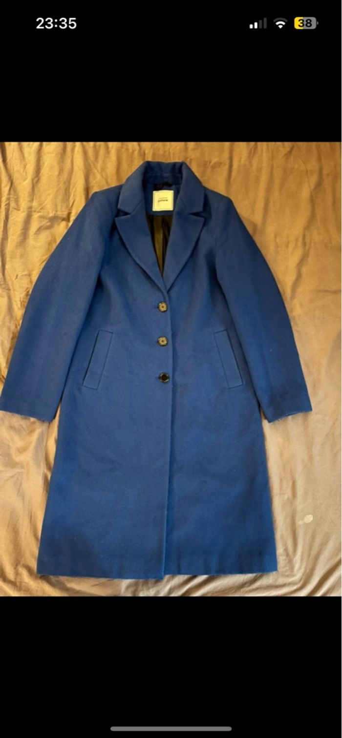 Manteau bleu électrique - Pimkie