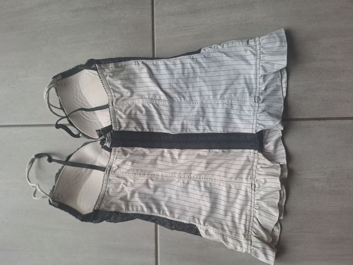 Haut lingerie Noir Blanc No Excuse 95B - photo numéro 8