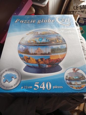 Puzzle ball globe