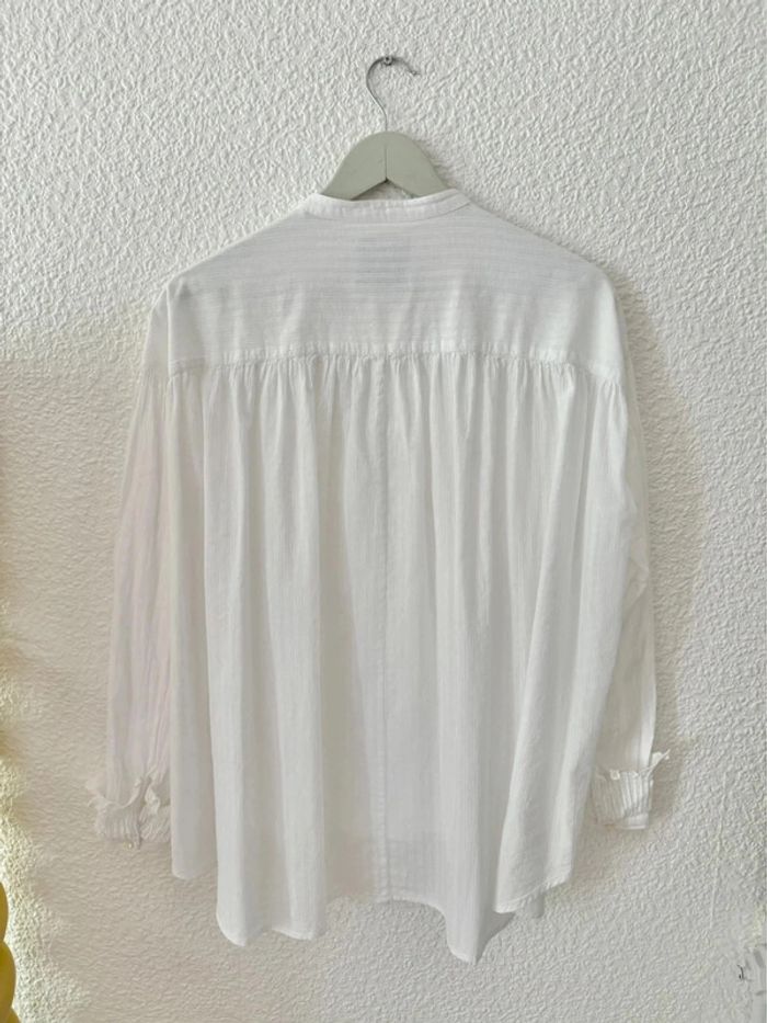 Chemise Laurence Bras Diez blanche / taille S - photo numéro 2