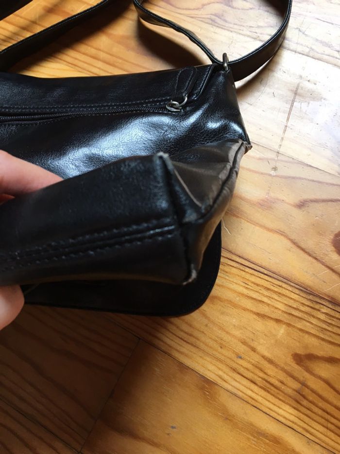 Sac à main bandoulière noir - photo numéro 4