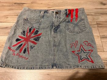 Mini jupe en jean , pépé jeans, taille m