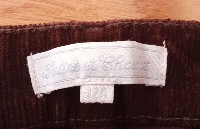 Pantalon velours côtelé Tartine et chocolat 12 ans - photo numéro 7