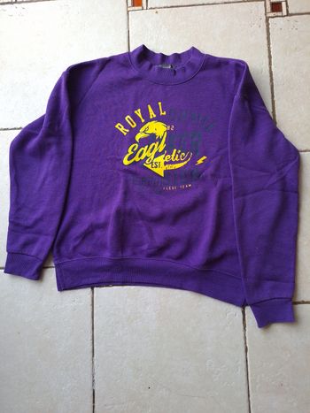 Sweat femme violet Taille L Lire descriptif