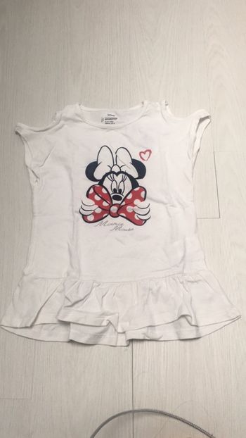 T-shirt minnie blanc orchestra 4 ans