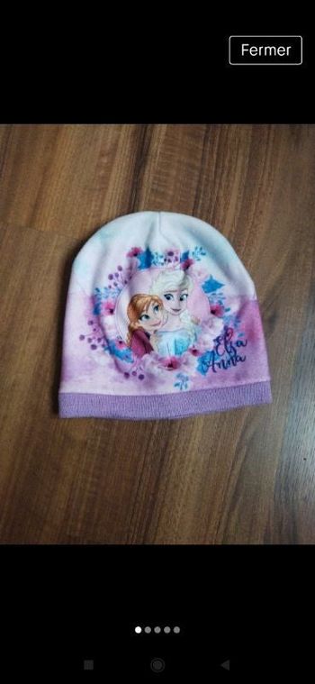 Bonnet hiver fille 4/5 ans