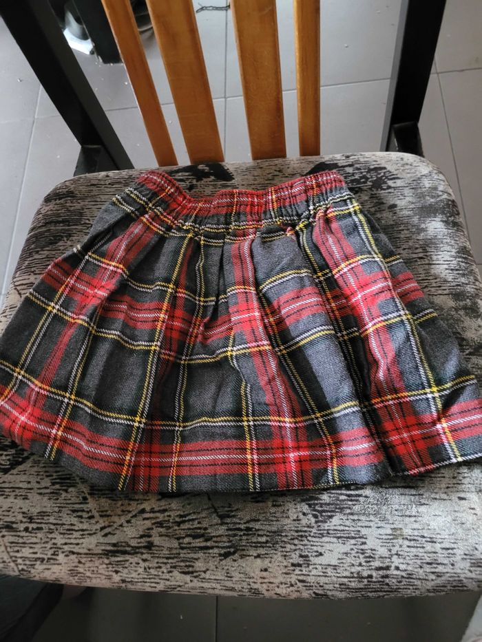 Jupe écossaise 2 ans taille elastique