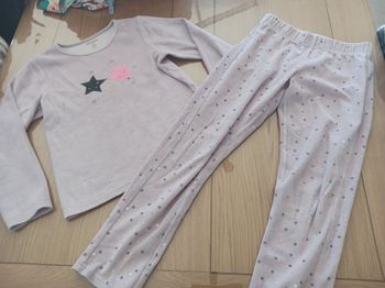 Pyjama en velours violet