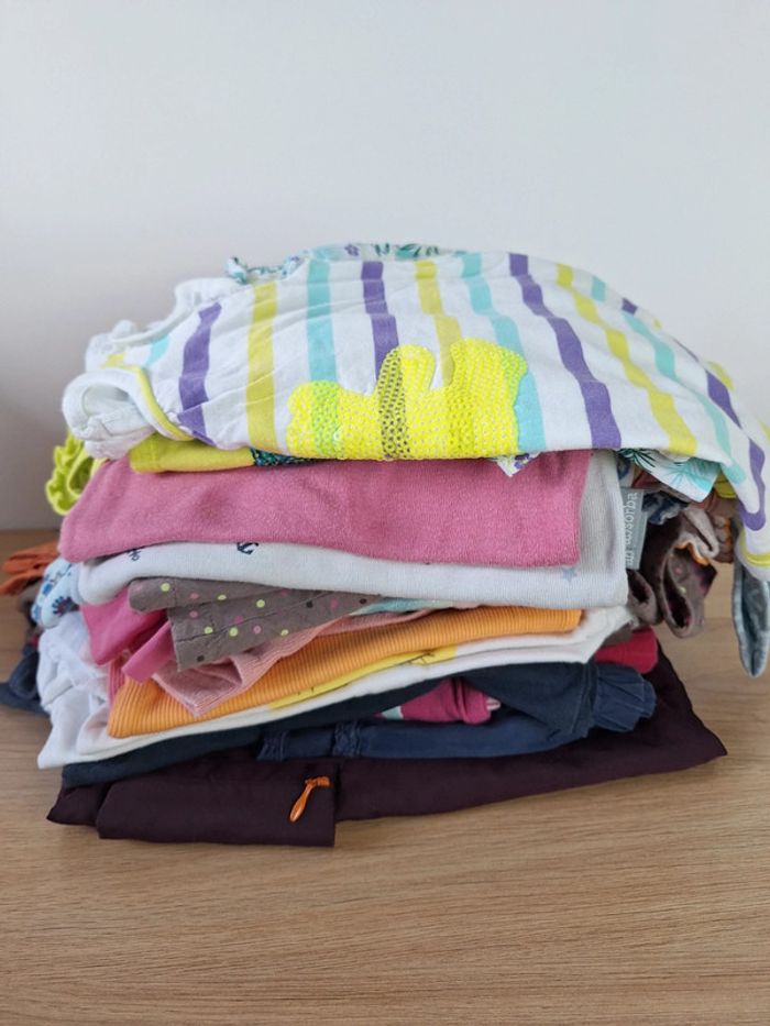 Lot vêtements bébé fille 9/12 mois été