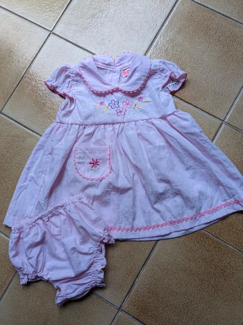 Robe été légère avec bloomer assorti