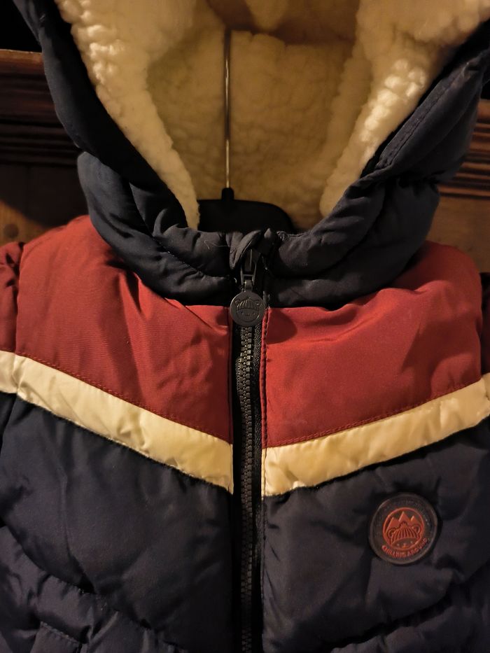 Manteau hiver moltoné Kiabi taille 12 mois - photo numéro 2