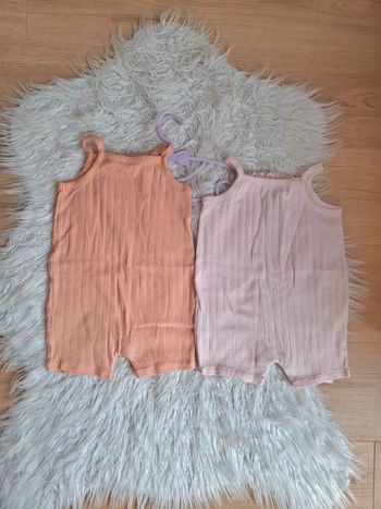 Lot de 2 pyjama combi