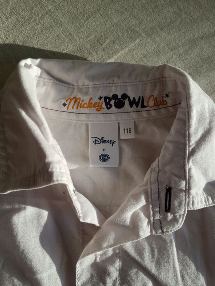 Chemise manches longues Mickey garçon 6 ans - photo numéro 4