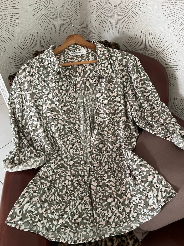 Chemise kaki rose - photo numéro 3