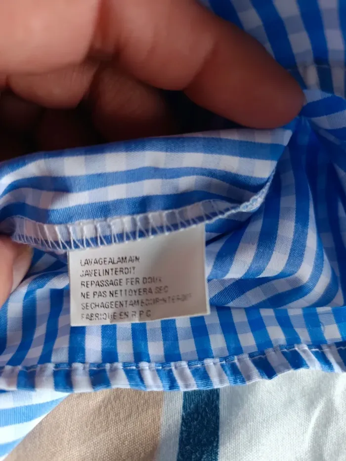 Blouse à carreaux - photo numéro 6