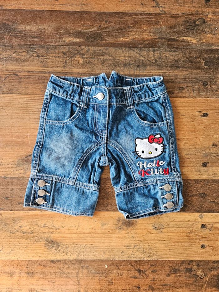 Short en jeans Hello Kitty 6ans