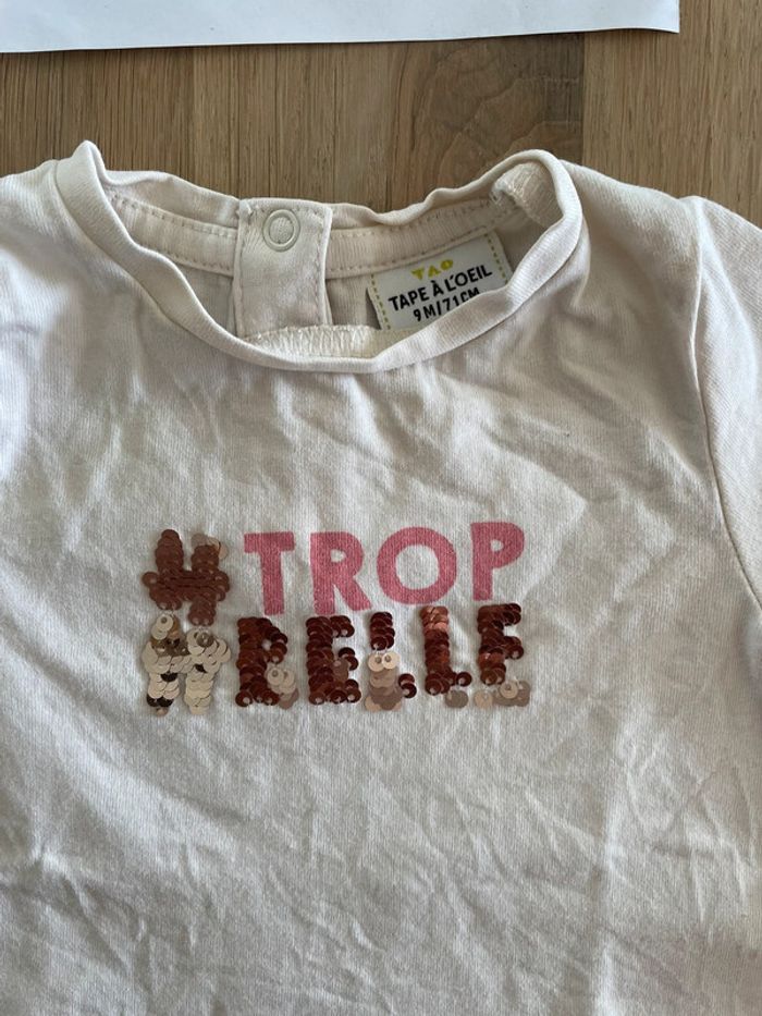 T-shirt fille Tape à l’œil 9 mois - photo numéro 2