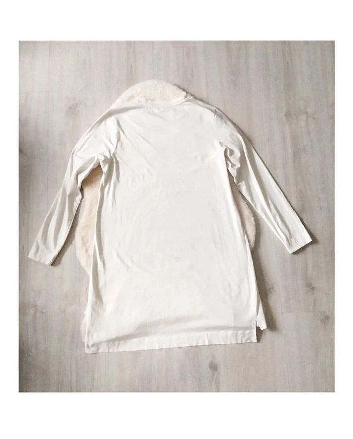 Robe grossesse manches longues blanc cassé extensible LC Waikiki taille L confortable - photo numéro 3