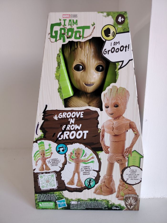 Jeu Groove 'n Grow Groot neuf – Danse, sons & lumières – Jouet interactif Marvel