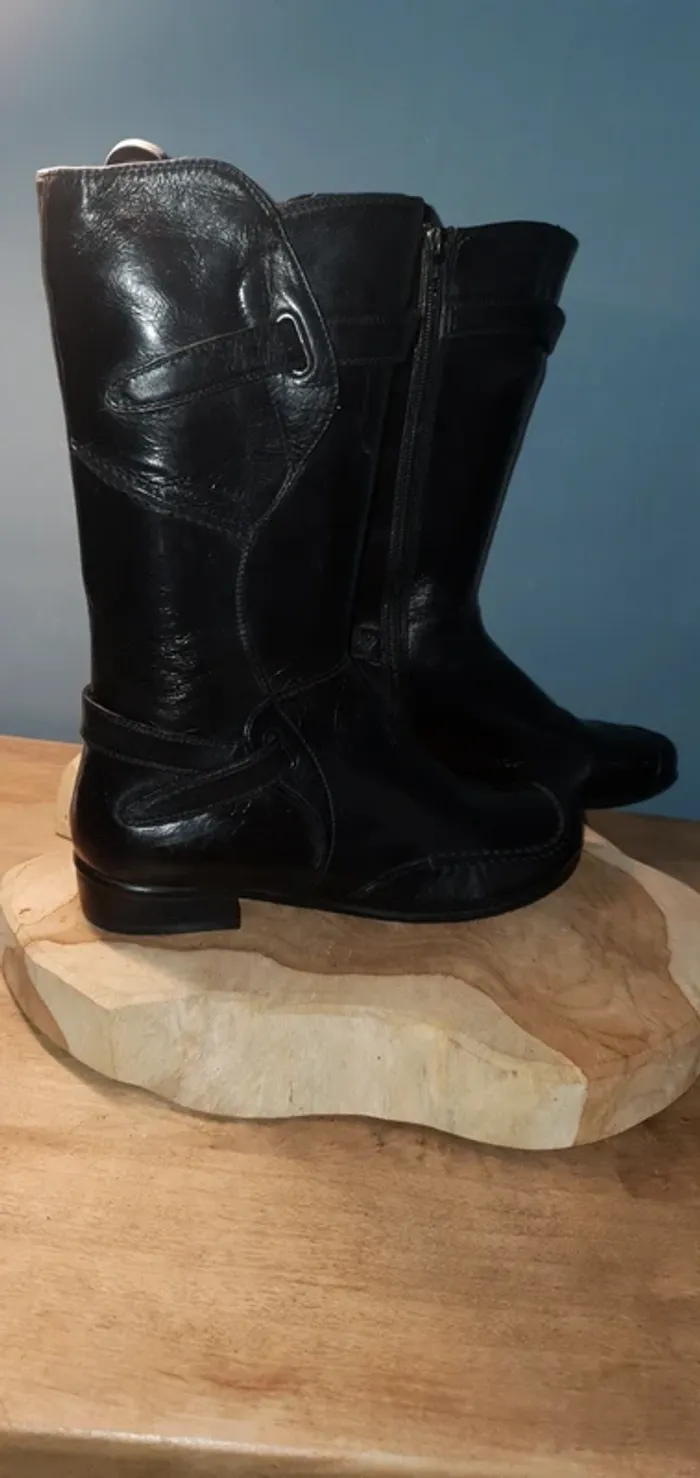 Bottes cuir femme 39 France Arno - photo numéro 3