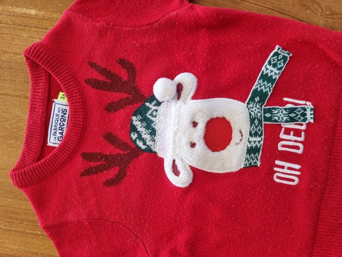 Pull Noël garçon 3 ans - photo numéro 2
