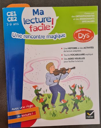 Livre lecture et activités pour enfants DYS