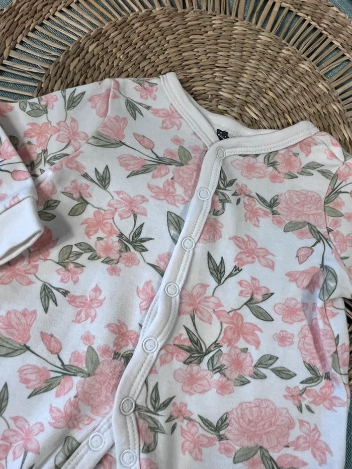 Pyjama coton 0-3 mois 62 cm - photo numéro 2