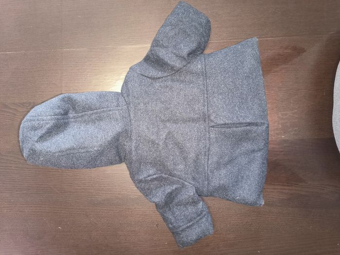 Manteau fourré gris - photo numéro 4