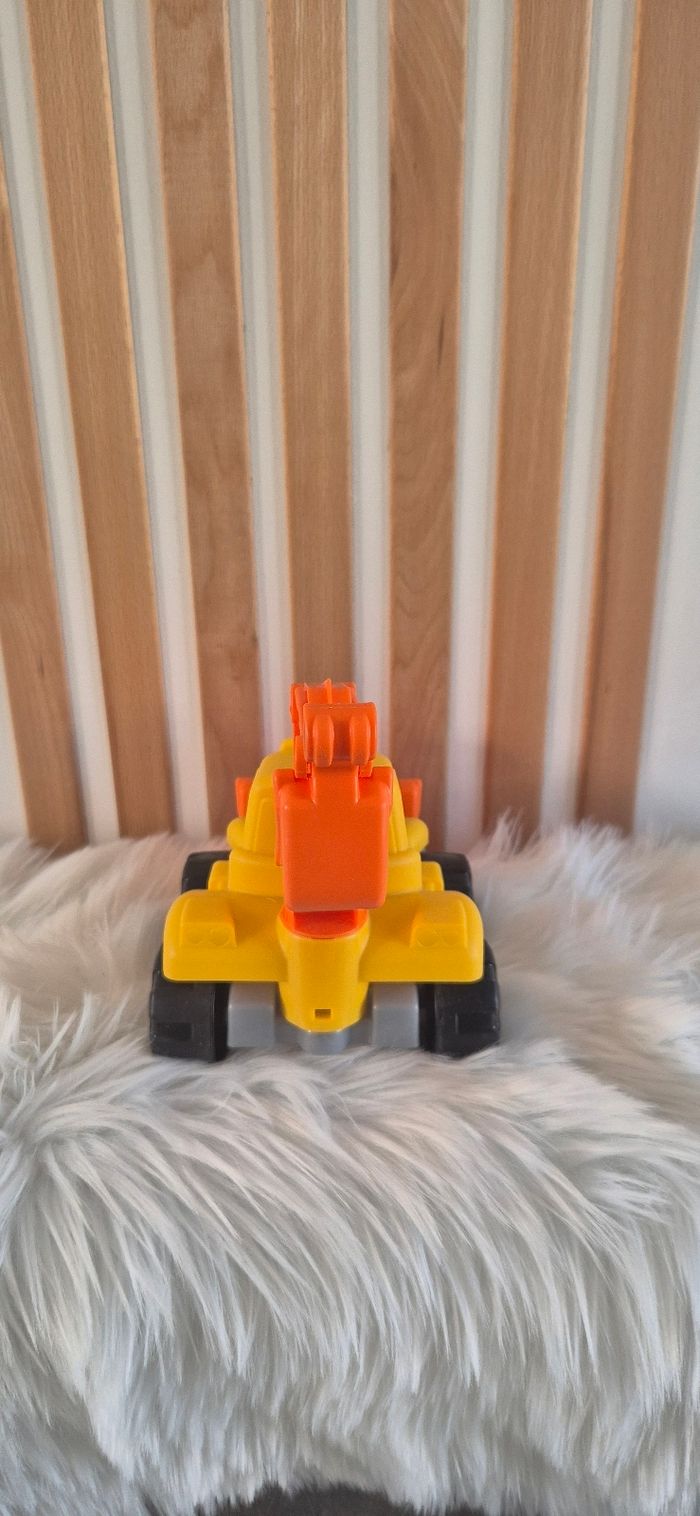 Tractopelle ecoiffier jaune orange - photo numéro 2