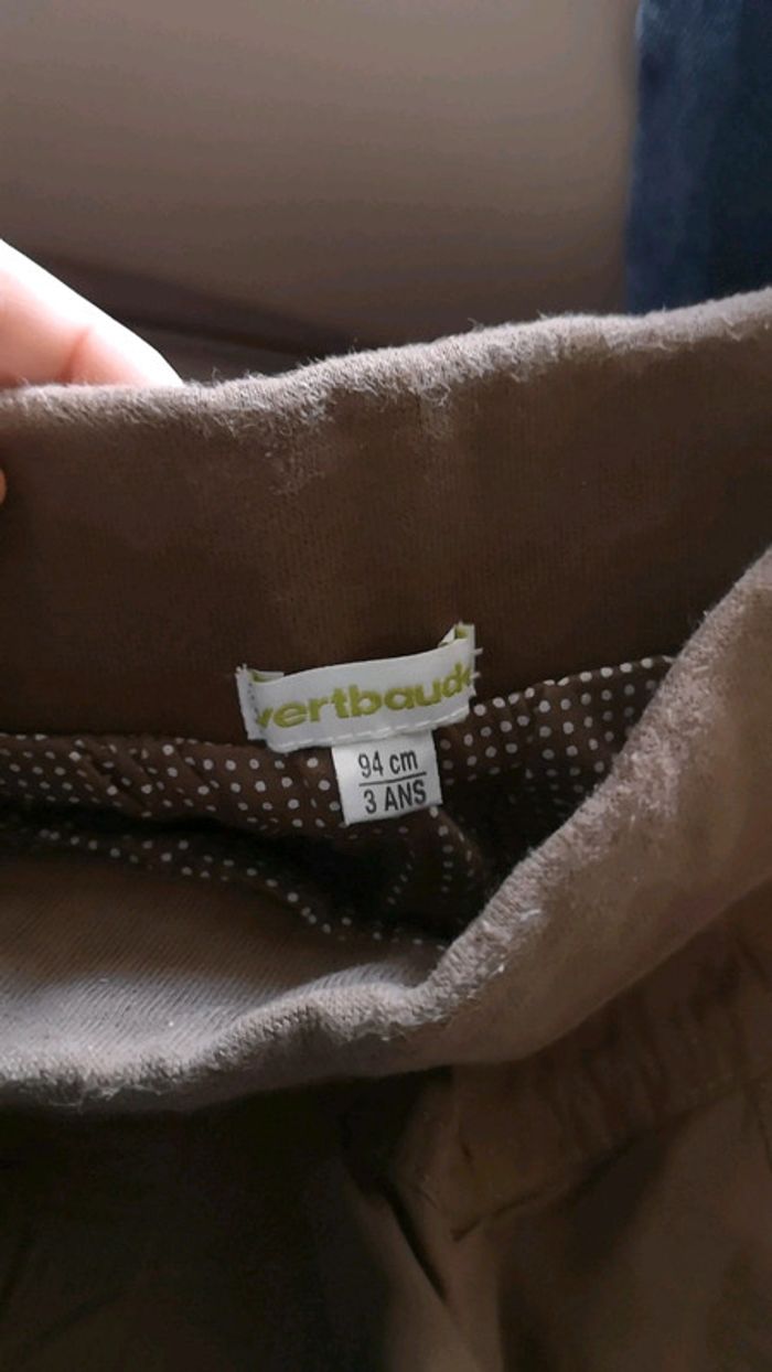 Pantalon brun doublé Verbaudet - photo numéro 9