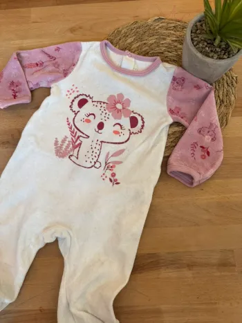 Pyjama velours koala