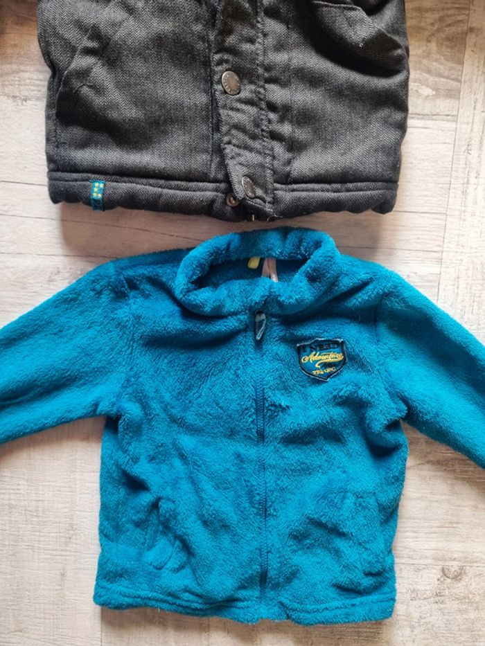 Manteau 3 en 1 garçon 12 mois - photo numéro 2