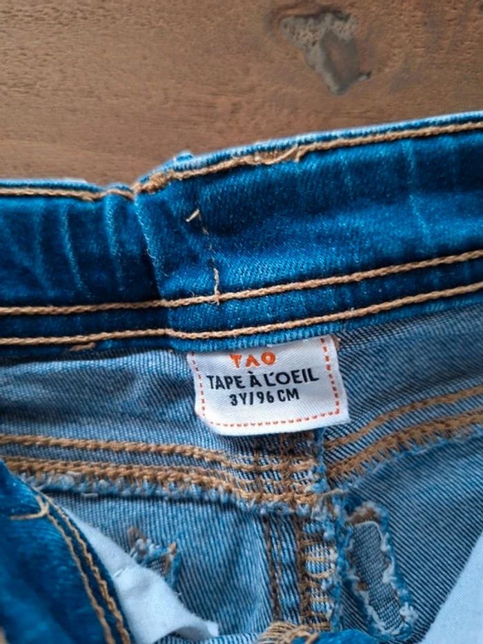 Bermuda short en jean TAO 3 ans - photo numéro 2