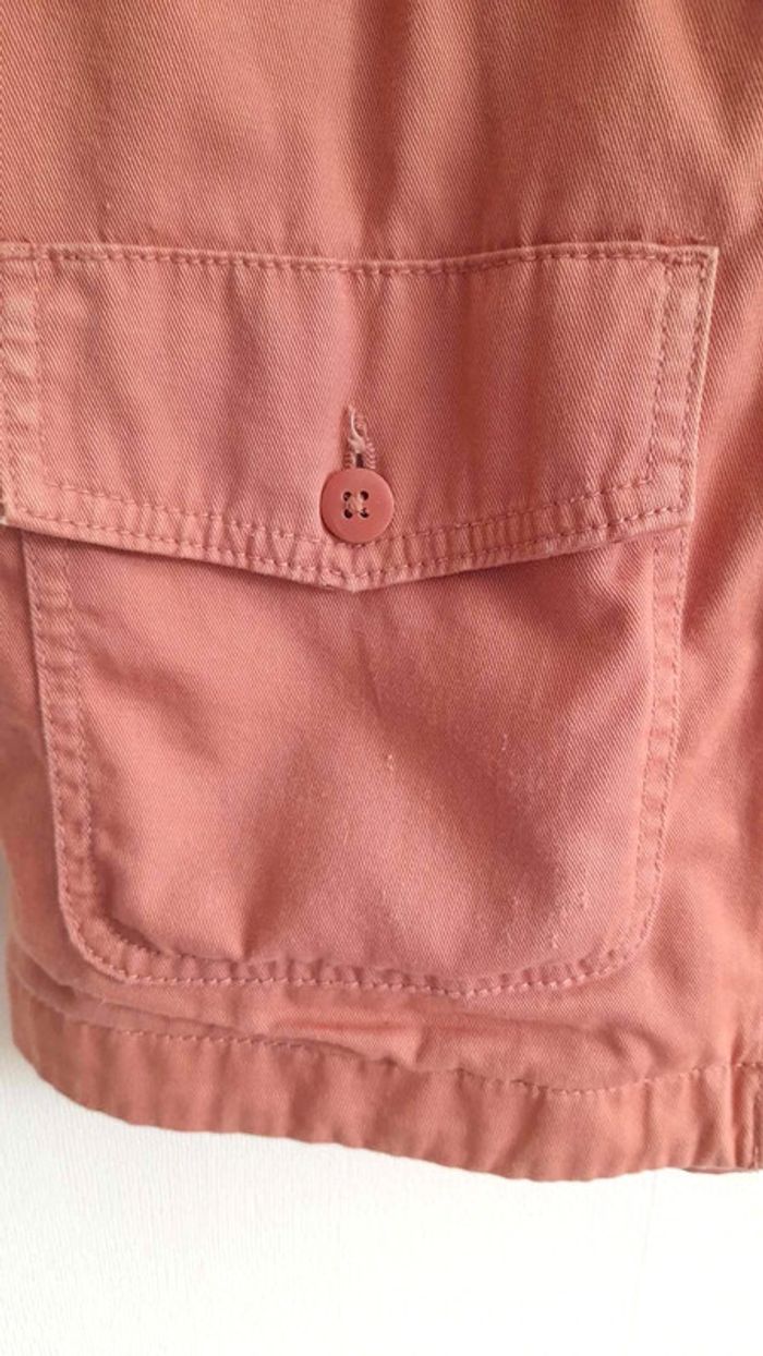 Parka avec capuche H&M vieux rose 9/10 ans - photo numéro 7