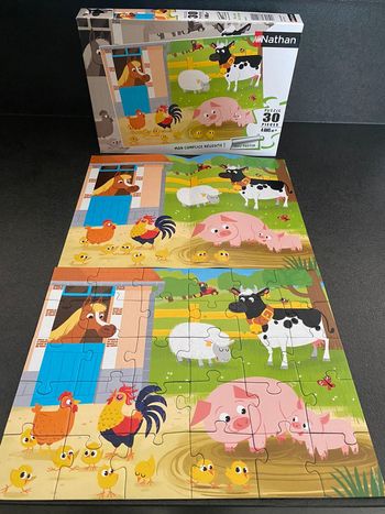 Puzzle la ferme et les animaux