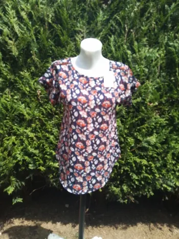 👚 Tunique avec perles aux épaules Gérard Pasquier taille M -100% polyester
