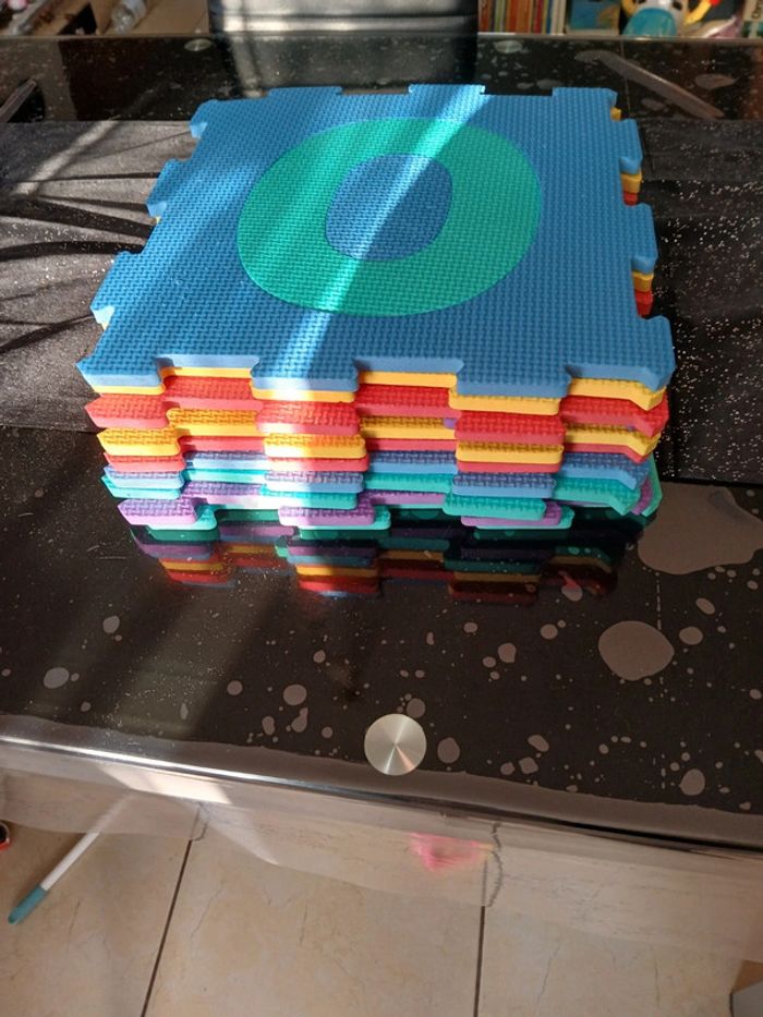 Lot dalles en mousse