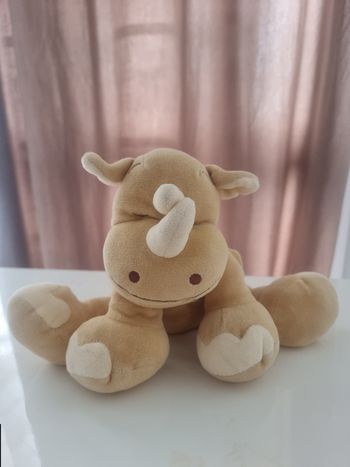 Doudou Peluche Rhinocéros Noukie's 
