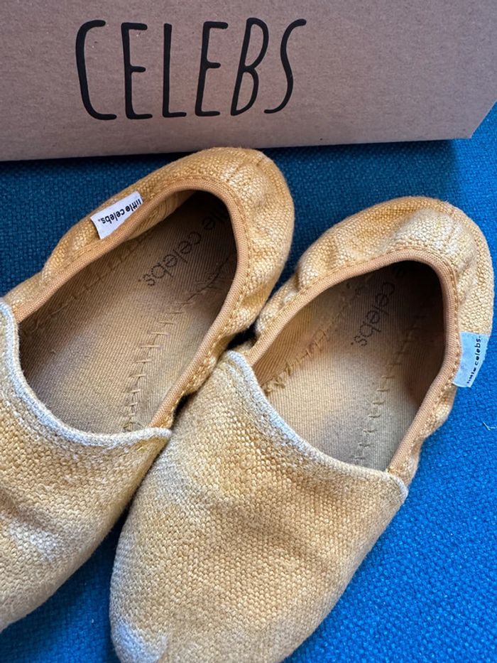 Chaussons Little Celebs jaune moutarde 30 - photo numéro 2
