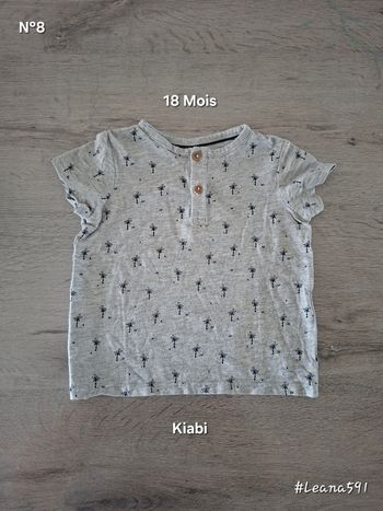 🌷N°8🌷T-shirt Courtes Manches - Kiabi - 18 Mois🌷