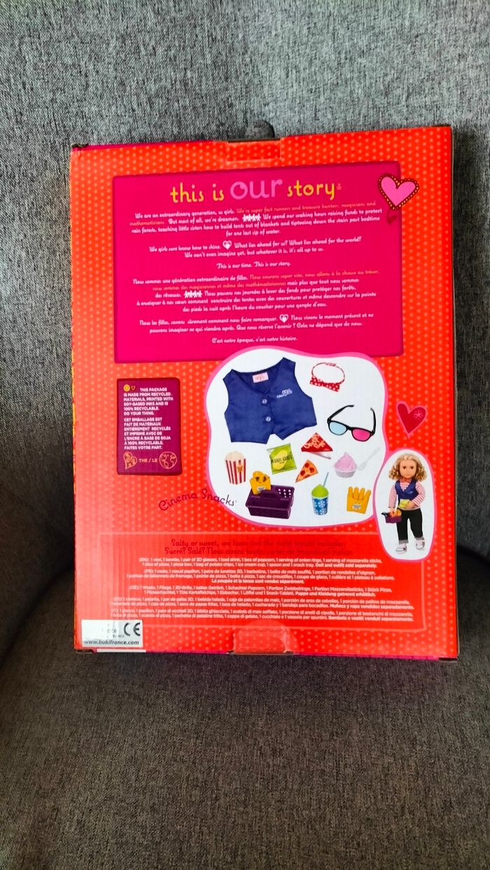 Coffret accessoires pour poupées our génération - photo numéro 2