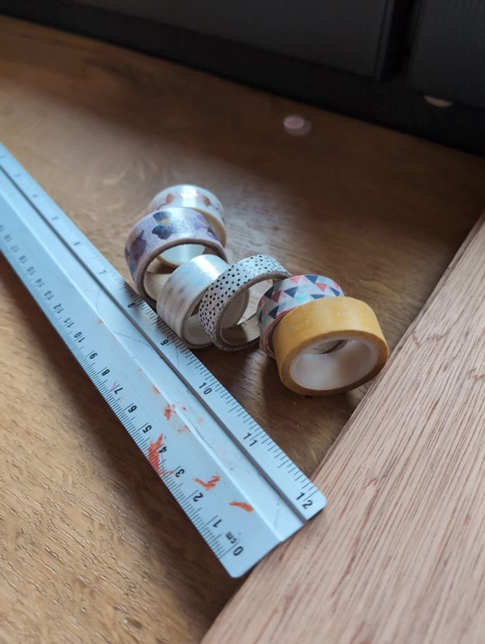 Lot de 6 rouleaux de masking tape - photo numéro 2